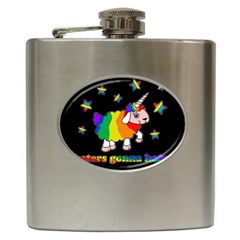 Unicorn Sheep Hip Flask (6 Oz)