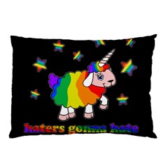 Unicorn Sheep Pillow Case (two Sides) by Valentinaart