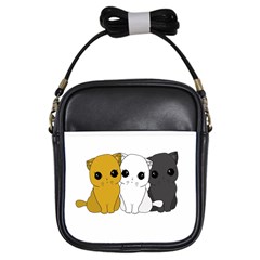 Cute Cats Girls Sling Bags