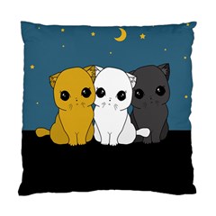 Cute Cats Standard Cushion Case (one Side) by Valentinaart