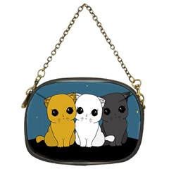 Cute Cats Chain Purses (two Sides)  by Valentinaart