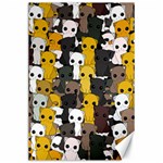 Cute cats pattern Canvas 24  x 36  23.35 x34.74  Canvas - 1