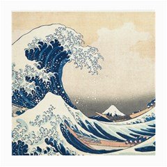 The Classic Japanese Great Wave Off Kanagawa By Hokusai Medium Glasses Cloth