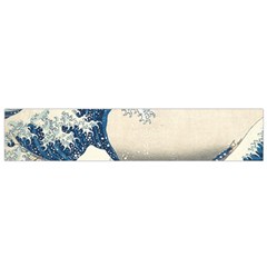 The Classic Japanese Great Wave Off Kanagawa By Hokusai Flano Scarf (small) by PodArtist