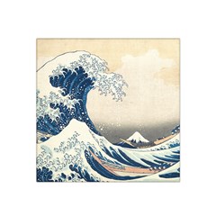 The Classic Japanese Great Wave Off Kanagawa By Hokusai Satin Bandana Scarf