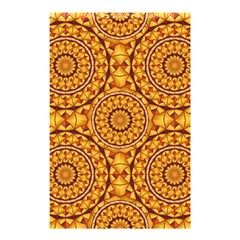 Golden Mandalas Pattern Shower Curtain 48  X 72  (small)  by linceazul