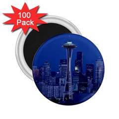 Space Needle Seattle Washington 2 25  Magnets (100 Pack)  by Nexatart