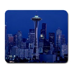 Space Needle Seattle Washington Large Mousepads by Nexatart