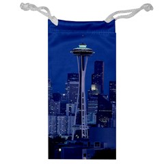 Space Needle Seattle Washington Jewelry Bag by Nexatart