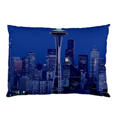 Space Needle Seattle Washington Pillow Case (two Sides) by Nexatart