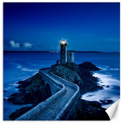 Plouzane France Lighthouse Landmark Canvas 20  X 20   by Nexatart