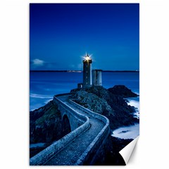 Plouzane France Lighthouse Landmark Canvas 20  X 30   by Nexatart