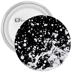 Black And White Splash Texture 3  Buttons by dflcprints