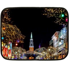 Church Decoration Night Fleece Blanket (mini) by Nexatart