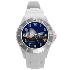 Landmark Sydney Opera House Round Plastic Sport Watch (l) by Nexatart