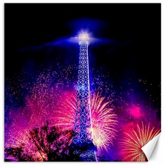 Paris France Eiffel Tower Landmark Canvas 20  X 20   by Nexatart