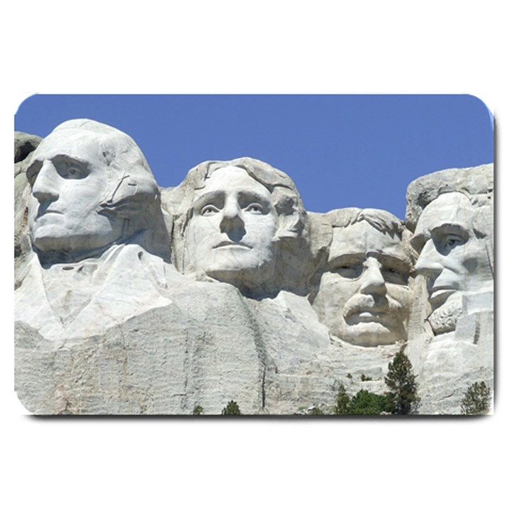 Mount Rushmore Monument Landmark Large Doormat 