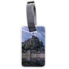 Mont Saint Michel France Normandy Luggage Tags (two Sides) by Nexatart