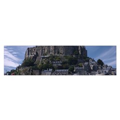 Mont Saint Michel France Normandy Satin Scarf (oblong) by Nexatart