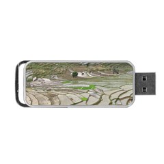 Rice Fields Terraced Terrace Portable Usb Flash (two Sides)