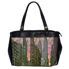 Flat Iron Building Toronto Ontario Office Handbags (2 Sides)  by Nexatart