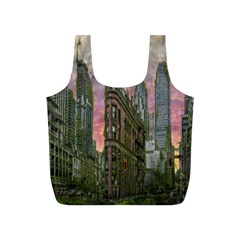 Flat Iron Building Toronto Ontario Full Print Recycle Bags (s)  by Nexatart