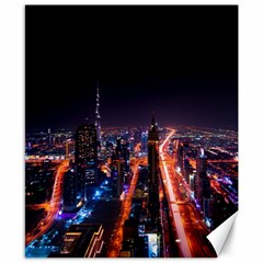 Dubai Cityscape Emirates Travel Canvas 8  X 10  by Nexatart