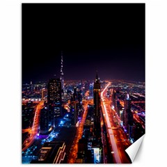 Dubai Cityscape Emirates Travel Canvas 12  X 16  