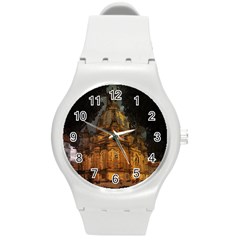 Dresden Frauenkirche Church Saxony Round Plastic Sport Watch (m) by Nexatart