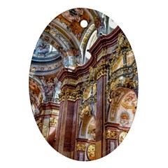 Baroque Church Collegiate Church Ornament (Oval)