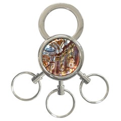 Baroque Church Collegiate Church 3-Ring Key Chains
