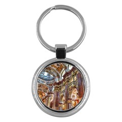 Baroque Church Collegiate Church Key Chains (Round) 