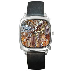 Baroque Church Collegiate Church Square Metal Watch