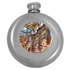 Baroque Church Collegiate Church Round Hip Flask (5 oz)