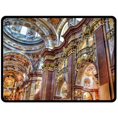 Baroque Church Collegiate Church Fleece Blanket (Large) 