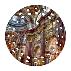 Baroque Church Collegiate Church Ornament (Round Filigree)