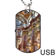 Baroque Church Collegiate Church Dog Tag USB Flash (One Side)