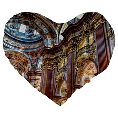 Baroque Church Collegiate Church Large 19  Premium Heart Shape Cushions