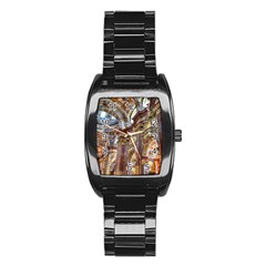 Baroque Church Collegiate Church Stainless Steel Barrel Watch