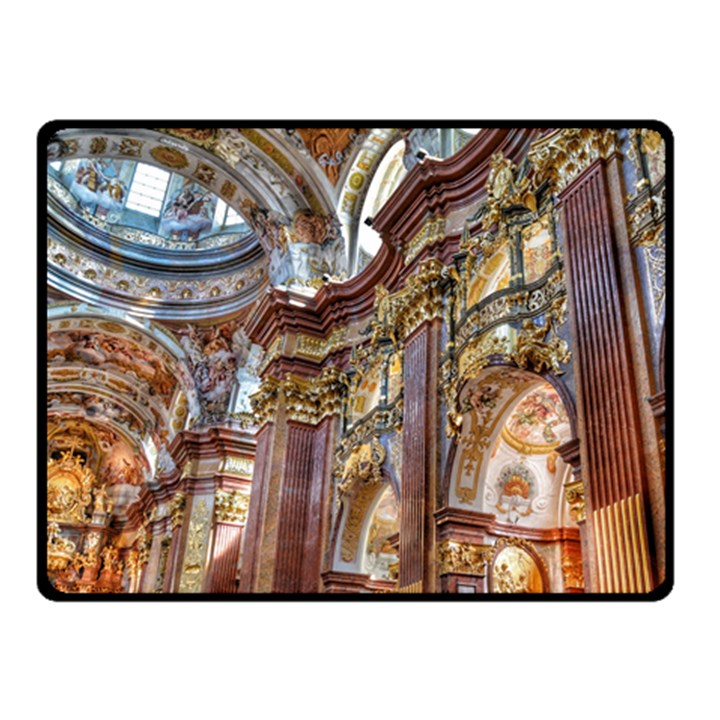 Baroque Church Collegiate Church Double Sided Fleece Blanket (Small) 