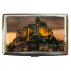 Mont St Michel Sunset Island Church Cigarette Money Cases by Nexatart