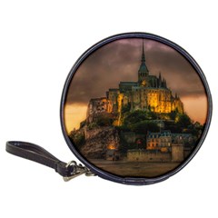 Mont St Michel Sunset Island Church Classic 20-cd Wallets by Nexatart