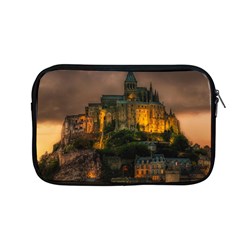 Mont St Michel Sunset Island Church Apple Macbook Pro 13  Zipper Case by Nexatart