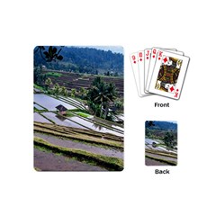 Rice Terrace Rice Fields Playing Cards (mini) 