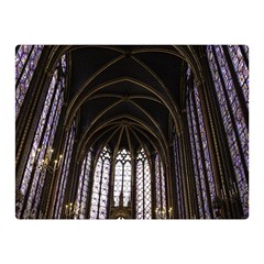 Sainte Chapelle Paris Stained Glass Double Sided Flano Blanket (mini)  by Nexatart