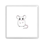 Cute Mouse Memory Card Reader (Square)  Front