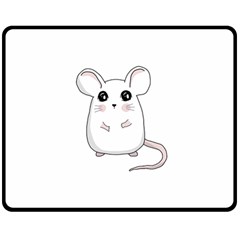 Cute Mouse Double Sided Fleece Blanket (Medium) 