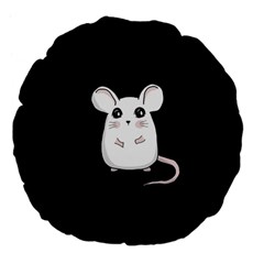 Cute Mouse Large 18  Premium Flano Round Cushions