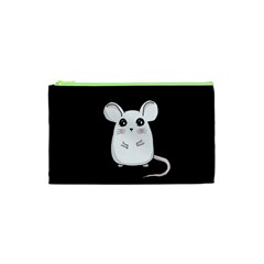 Cute Mouse Cosmetic Bag (xs) by Valentinaart