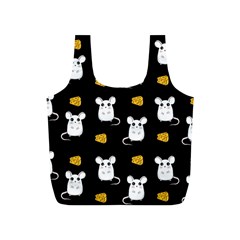 Cute Mouse Pattern Full Print Recycle Bags (s)  by Valentinaart
